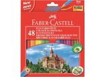 Faber Castell FC-120148 Kleurpotlood Faber-Castell Castle Zeskantig Karton Etui Met 48 Stuks