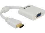 Delock 65346 Hdmi Adapter Delock A -> D-Sub15 St/Bu Weiß