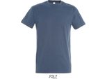 Sols 11500 | Imperial Maglietta Da Uomo Unisex - Colore: Denim - Taglia: Xxl