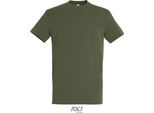 Sols 11500 | Imperial Maglietta Da Uomo Unisex - Colore: Army - Taglia: L