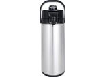 Caraffa Con Pompa Isolata In Acciaio Inox Saro (Interno In Vetro)