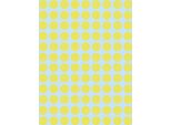 10X Etichette Multiuso Herma 1834 Giallo Ø 8 Mm Carta Rotonda Opaca 540 Pz.