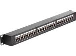 Delock - Patch-Panel Mit Kopplern - RJ-45 X 24 - Schwarz - 1U (43295)