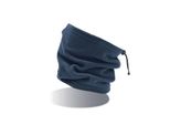 Atlantis Hoty | Hotty - Scaldacollo / Sciarpa In Pile - Colore: Navy - Dimensioni: 28 X 25 Cm