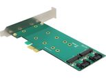 Scheda Pci Express Delock > 2 X M.2 Interno - Speicher-Controller - Scheda M.2 / Sata 6Gb/S - Basso Profilo - Pcie X1 (89473)