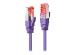 Lindy 47820 Cat6 S/Ftp Kabel, Violett, 0.30M Patchkabel