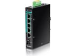 Trendnet TI-PG541I Trendnet Industrie Switch 6 Port Gbit Managedl2+ Poe+ Metall
