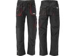 Pantaloni Da Lavoro Duero Neri/Rossi Taglia M