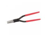 Stubai Pinza Per Lattonieri A Becco Piatto Senza Seghettatura, | Per Tagliare E Pizzicare | Plastificata Rossa Dg 240 Mm