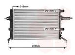 Van Wezel Radiatore, Raffreddamento Motore Articolo: 37002257