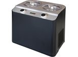 UNOLD Eismaschine 48835 Doppio nero, schwarz, B:40,9cm H:38cm T:30,7cm, Eismaschinen