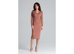 Lenitif Abito Da Sera Donna Teresse K477 Marrone Xl
