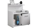 Comodino Nilasa Bianco A. 60 X L. 47 X P. 29 Cm