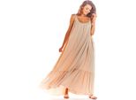 Awama Maxi Abito Da Donna Jannik Beige Universal