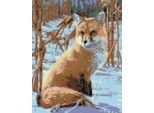 Zuty - Quadro Numerico - Looking Fox, 40X50 Cm, Senza Telaio
