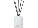 Blomus Set Di Profumatori Per Ambiente Fraga French Cotone, Dispenser Di Profumo, Cemento, Vetro Colorato, Plastica, Bianco Giglio, 100 Ml, 69218