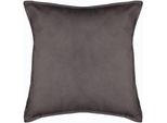 Cuscino "Lilou"" - Grigio Antracite 45 × 45 Cm - Atmosphera CréAteur D'intéRieur"