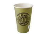 Papstar 87868 Bicchiere Di Carta Papstar "Puro"", 0,3 L, Verde"