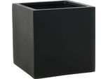 Vivanno Fioriera In Vetroresina Block Cubo, Antracite Opaco - 30X30X30 Cm