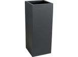 Vivanno Colonna Block In Vetroresina, Antracite Opaco - 30X30X75 Cm