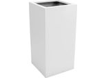 Vivanno Colonna Block In Vetroresina, Bianco Opaco - 30X30X60 Cm