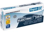 Rapid - Graffette 66/6 Zincate Forti 5000Pz | Scatola A 5000 Pezzi | 5 Pezzi