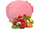 Gino Gelati Erdbeere Eis Pulver – Speiseeis Pulver für Softeismaschine & Zuhause (100 Kg)