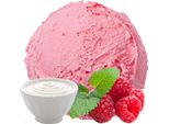 Gino Gelati Joghurt Himbeere Proteineis Pulver – Eispulver für cremiges Eis, ohne Eismaschine (100 Kg)