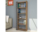 Skye Decor, City - Noce, Calcedonio, Libreria, Noce, Pannelli Rivestiti Al 100 % Di Melamina, 64,6 X 24,2 X 170 Cm