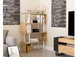 Skye Decor, Adriana - Bianco, Ud, Libreria, Rovere, 100 % Melamin Coated Slipboard, 91,5 X 29,5 X 124,5 Cm