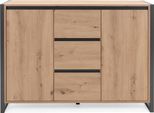 Credenza 2 TüRen 3 Schubladen L120 Cm - Denver
