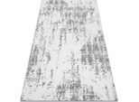 Tappeto Acrilico Uskup Calcestruzzo 9484 Avorio / Grigio Grigio 80X300 Cm