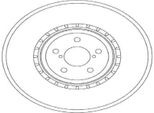 2X Disco Freno Trw DF6923S Per Subaru Forester (Sj) Legacy Iv Estate (Bp) 56 7Mm