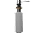 Dosatore Di Sapone Da Incasso, Dosatore Per Lavello, Per Sapone O Detersivo, 250 Ml, Ottone/Cromo