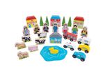 Bigjigs Rail Grande Set Di Accessori In Legno Per Binari Ferroviari
