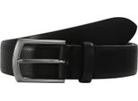 Lloyd Pelle Cintura Leather Belt 3.5 W80 Black Nero