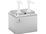 Dosatore Di Salsa Royal Catering - 2 Pompe - 2 X 2 Litri