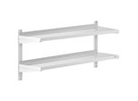 Scaffale A Muro Royal Catering - 2 Ripiani - 40 X 120 Cm