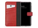 Custodia Per Samsung Galaxy A41 - Vera Pelle - Selencia Flip Flap - Rosso
