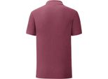 Polo Fruit Of The Loom Herren Iconic Pique PC3571 (3XL) (Burgunder Meliert)