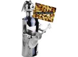Brubaker Portabottiglie Rockstar Guitar Scultura In Metallo Regalo Con Carta Regalo