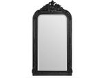 Casa Padrino Specchio Barocco Nero 90 X H. 160 Cm - Specchio Da Parete In Stile Antico