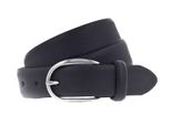 Vanzetti Pelle Cintura Classics 30Mm Cambered Leather Belt W85 Black Nero