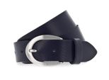 Vanzetti Pelle Cintura Neon Booster 30Mm Full Leather Belt W95 Marine Blu