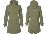 Basil Bike Rain Parka Mosse Donna Verde Oliva