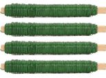 Novatool 4X Filo Per Avvolgimento I Verde I 0,65 Mm I Filo I Filo Per Artigianato Filo Metallico Filo Per Fioristi Filo Per Legare Filo Per Piegare Filo Per Piante Filo Decorativo Inossidabile Nastro Decorativo Filo Decorativo