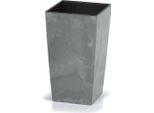 Deuba Fioriera Effetto Cemento Grigio 26L Vaso Per Piante 50 X 26,5 X 26,5 Cm Vasi Da Ingresso Giardino Interni Esterni