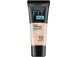Maybelline New York Fit Me Matte & Poreless Foundation 101 True Ivory 30Ml