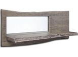 MASSIVMOEBEL24 | Mensola In Legno Di Acacia 101X22X38 Grigio Scuro Laccato Pure Acacia #907