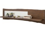 MASSIVMOEBEL24 | Mensola In Legno Di Acacia 165X22X38 Marrone Laccato Pure Acacia #806